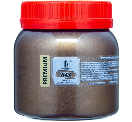 Краска акриловая (Восковая патина) LuxWax Золото коричневое темное 0.23кг фото 1